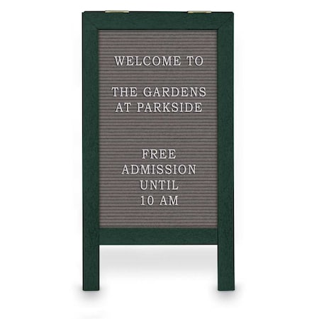 United Visual Products Corkboard, Fabric, Brnz/Blk, 3 Door, 96x48" UV308-BRONZE-BLACK
